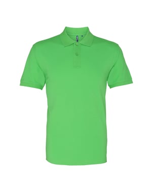 Asquith & Fox Heren Poloshirt met korte mouwen (Kalk)