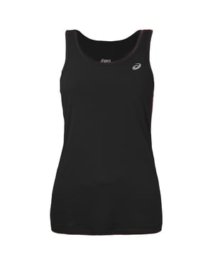 Asics Motion Dry Womens Zwart Tanktop