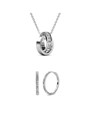 Chique Circle Hoop Sets - Oostenrijks kristal