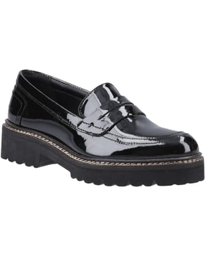 Pod Kenny Leren Vrouwen Zwart Patent Loafers
