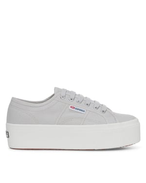 Superga Dames/Dames 2790 Linea Up Down Trainers (Grijs Zilver/Avorio)