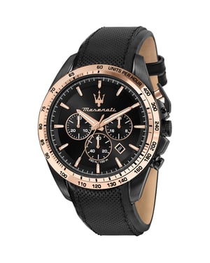 Maserati Horloge Traguardo R8871612038 Zwart
