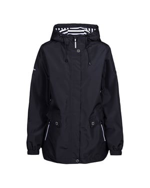 Trespass Dames/dames Flourish Waterproof Jasje (Zwart)