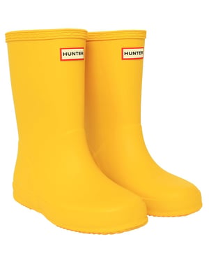 Hunter Original First Kinder Gele Wellington Laarzen