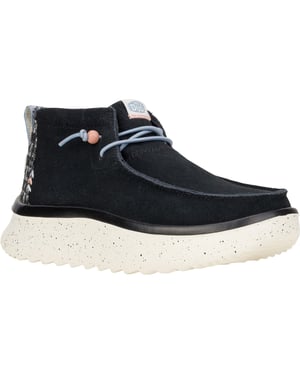HEYDUDE Wendy Peak Hi Suede Vrouwen Zwart Laarzen