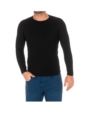 T-shirt met lange mouwen en halfhoge kraag 1625-H man