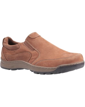 Hush Puppies Heren Jasper Nubuck Leren Slip On Schoen (Tan Nubuck)
