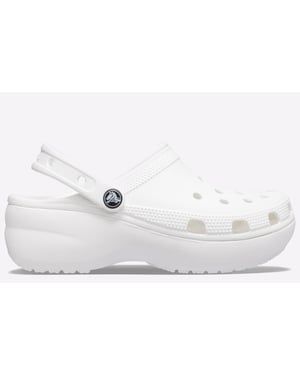 Klassieke plateau muiltjes - Crocs - Wit