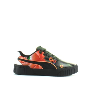Puma Cali Peonies Camo Sue Tsai Black Low Lace Up Damestrainers 369388 01