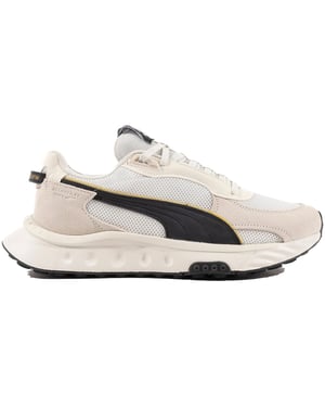 Puma x Neymar JR. Wild Rider Heren Beige Trainers