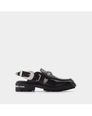 Aj1070 Loafers - Toga Pulla - Polido - Zwart