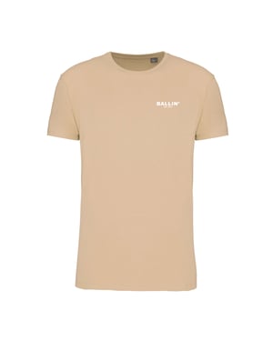 Ballin Est. 2013 Tee SS Backprint World Shirt Beige