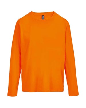 SOLS Dames/Dames Monarch T-shirt met lange mouwen (Oranje)