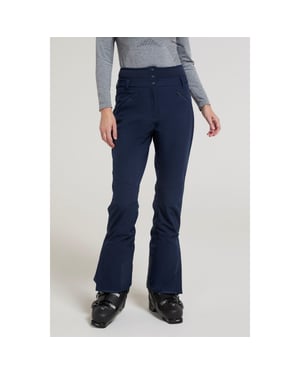 Mountain Warehouse Dames/Dames Avalanche RECCO Hoge Taille Skibroek (Donkerblauw)
