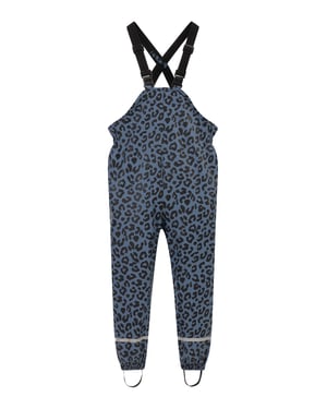 Schmuddelwedda Regenbroek Meisje Blauw grijs zwart Leeuw