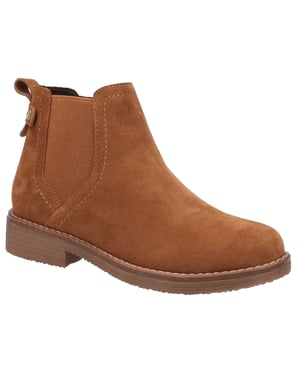 Hush Puppies Maddy Breed Suède Dameslaarzen Tan
