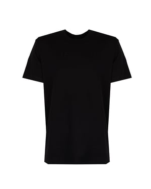 Les Hommes T-Shirt LH Logo Mannen zwart