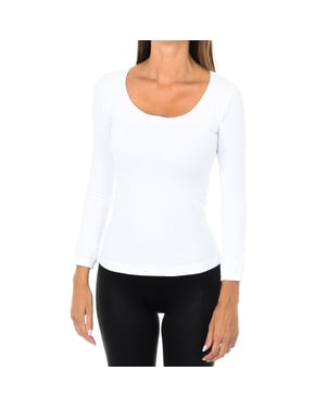 Dakota Langarm-Rundhals-T-Shirt 210397 Damen