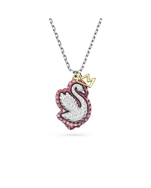 Swarovski 'Pop Swan' Dames Basismetaal Hanger - Zilver 5649200