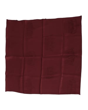 Dolce & Gabbana Maroon Zijden Kroon Vierkante Donga Mannenschaar