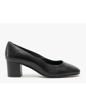 Hush Puppies Dames/Dames Anna Leren Hofschoen (Zwart)