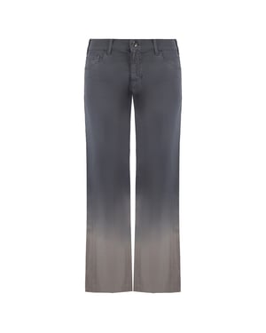 Emporio Armani J33 Regular Fit Wijde Benen Dames Jeans