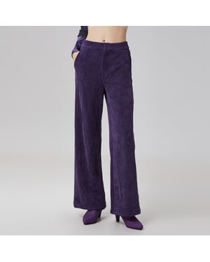 Fluwelen rechte broek