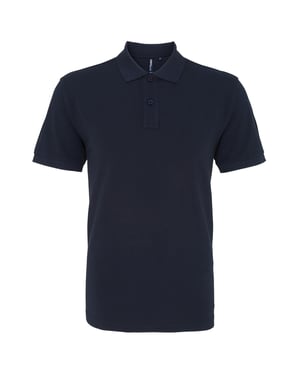 Asquith & Fox Heren Poloshirt met korte mouwen (Franse marine)