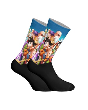 Lange uniseks sokken met elastische print