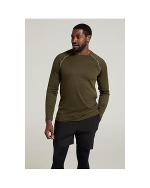 Mountain Warehouse Endurance T-shirt met lange mouwen voor heren (Donkere Khaki)