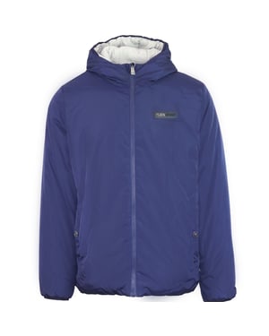 Plein Sport Patch Logo Omkeerbaar marineblauw jack