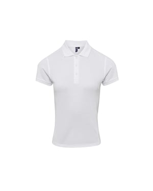 Premier Dames/Dames Coolchecker Plus Poloshirt (Wit)