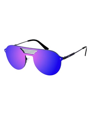 Unisex NIEUW LOURENZO Ovaal Nylon Zonnebril