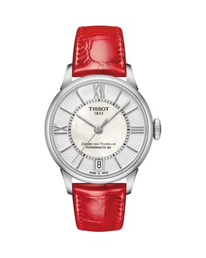 Tissot Chemin Des Tourelles Dames Rood Horloge T0992071611800