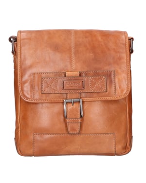 Santini schoudertas unisex TAN