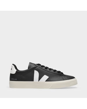 Campo sneakers in zwart en wit chroomvrij leer