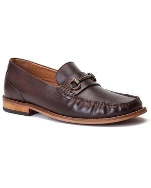 Base London Madison Leren Herenpantoffels Burnt Tan