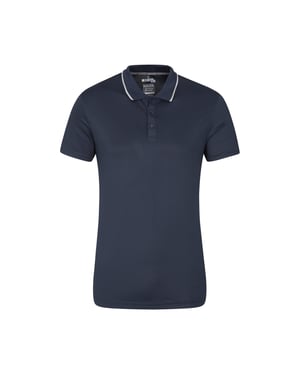 Mountain Warehouse Heren Toernooi IsoCool Poloshirt (Marine)