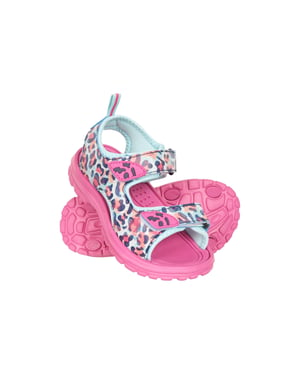 Mountain Warehouse Sandalen met dierenprint voor meisjes (Roze)
