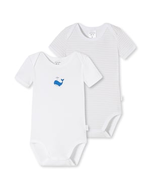 Schiesser Baby Bodies Rompers Wit