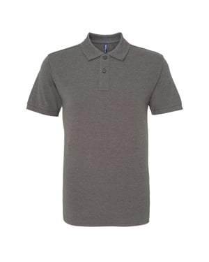 Asquith & Fox Heren Poloshirt met korte mouwen (Houtskool)