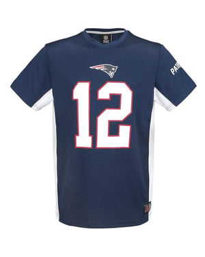 NFL Team Kleding New England Patriots Brady 12 Heren T-shirt