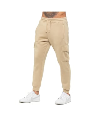 Enzo | Heren Cargo Joggers - Stone