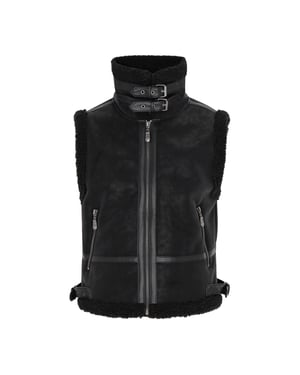 Dreimaster Waistcoat Dames zwart