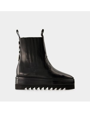 Aj1311 Laarzen - Toga Pulla - Leer - Zwart