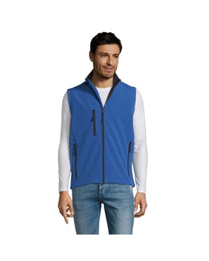 SOLS Heren Rallye Softshell Mouwloos Gilet (Koningsblauw)