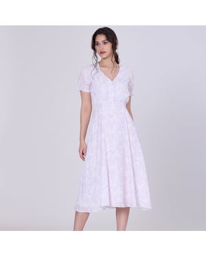 Wandelde Empire Dress met Liberty Print