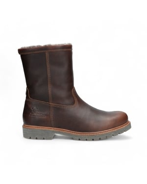 Panama Jack Fedro Igloo C10 bruin leren biker-enkellaarzen voor heren