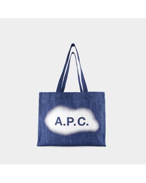 Diane draagtas - A.P.C - Katoen - Blauw