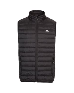 Trespass Heren Gallenton Packaway Gilet (Zwart)